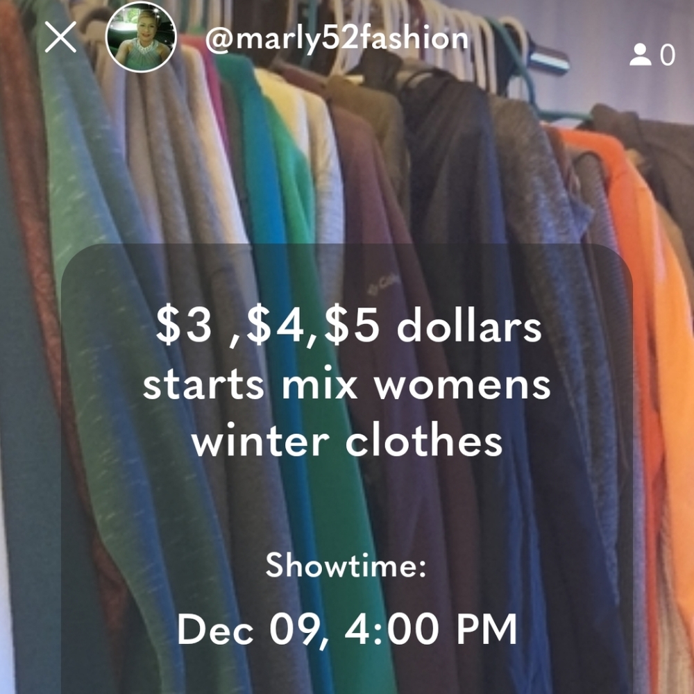 $3 starts ,Saturday 4pm